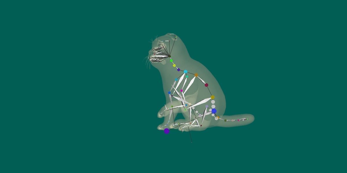 Orange Scottish Fold Cat 3D model_2