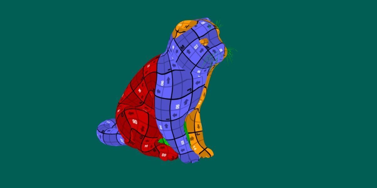 Orange Scottish Fold Cat 3D model_3