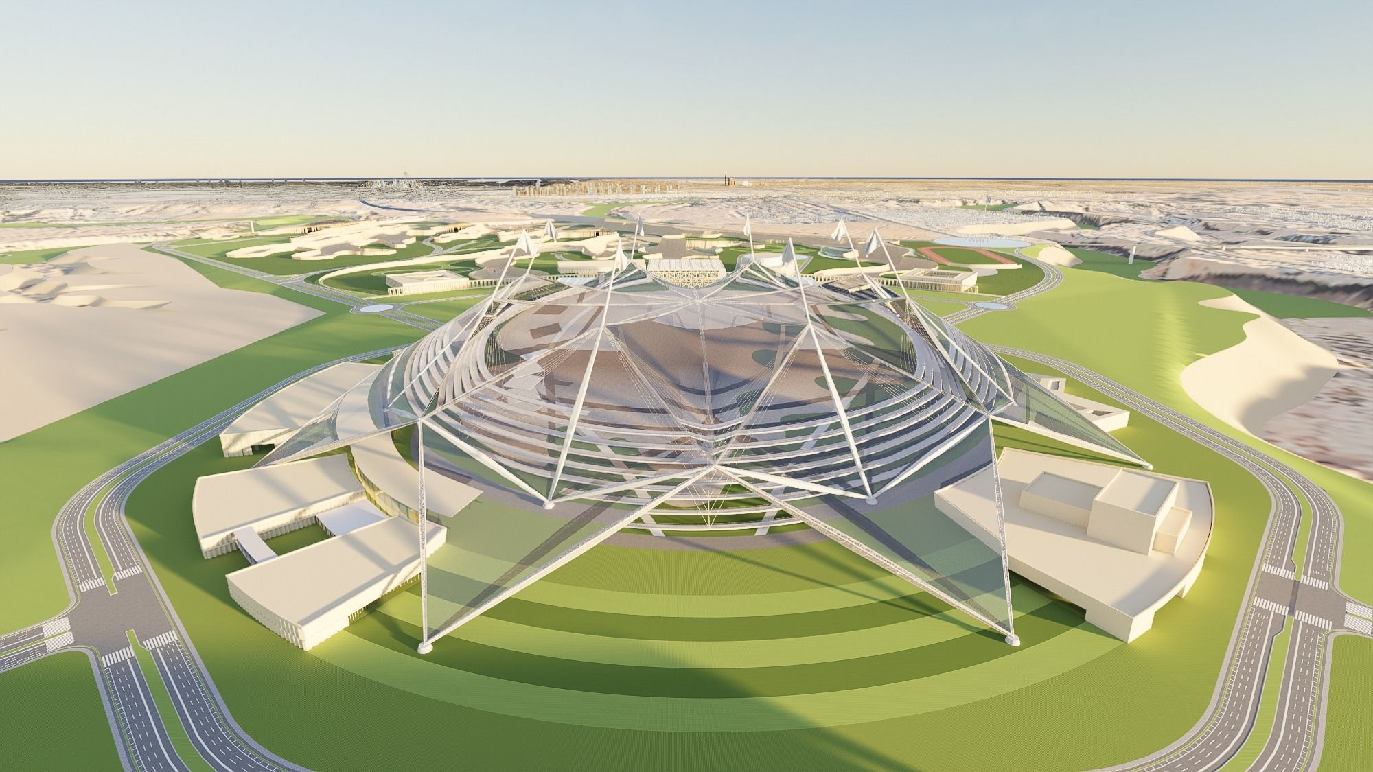 Riyadh Architectural Planning  Middle Eastern Architecture 3D model_2