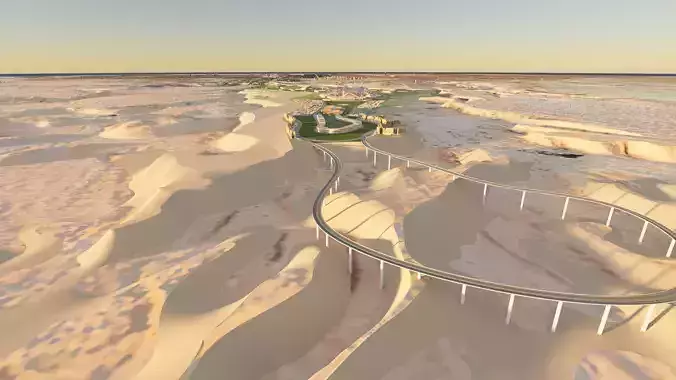 Riyadh Architectural Planning  Middle Eastern Architecture 3D model