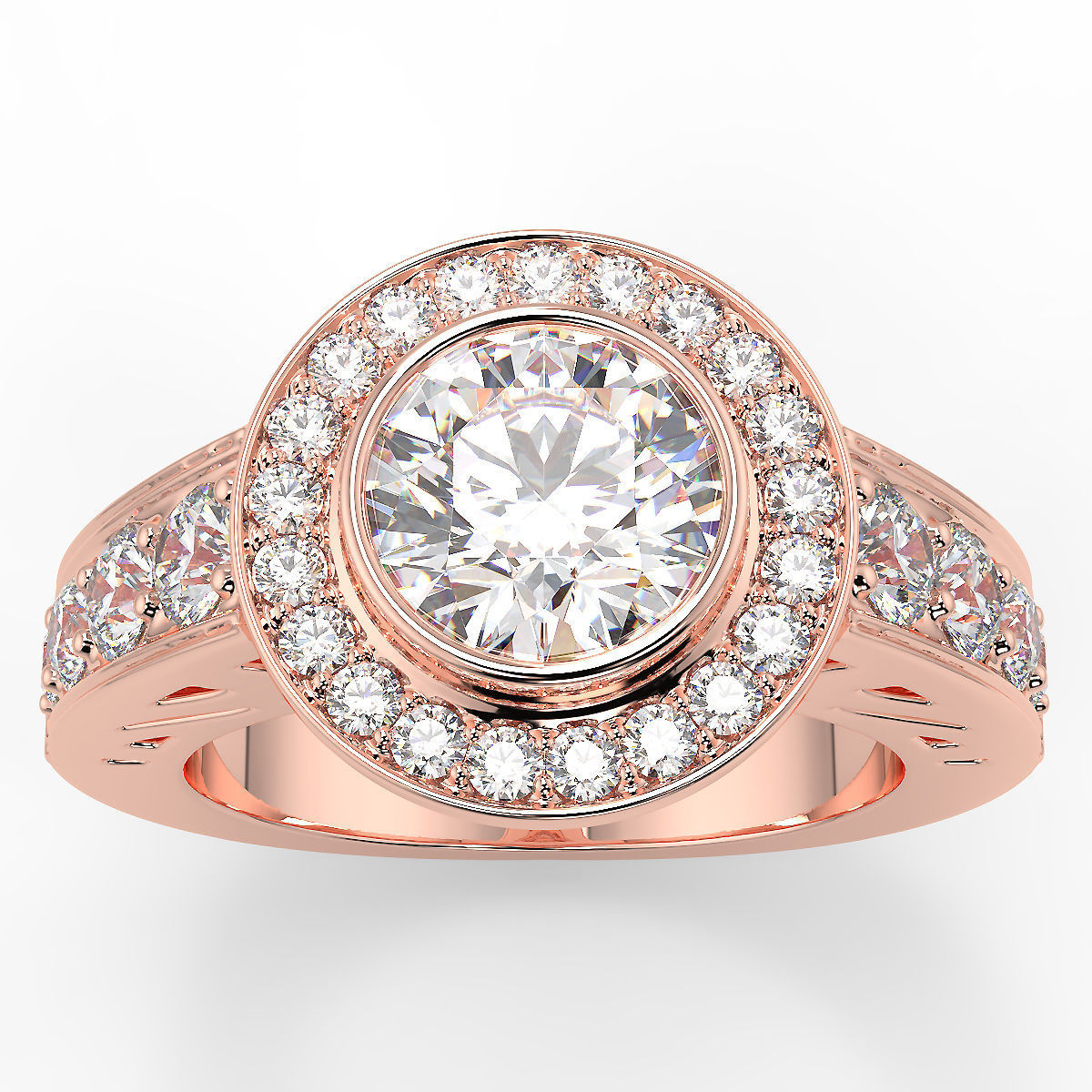 Wedding Ring 3D print model_2