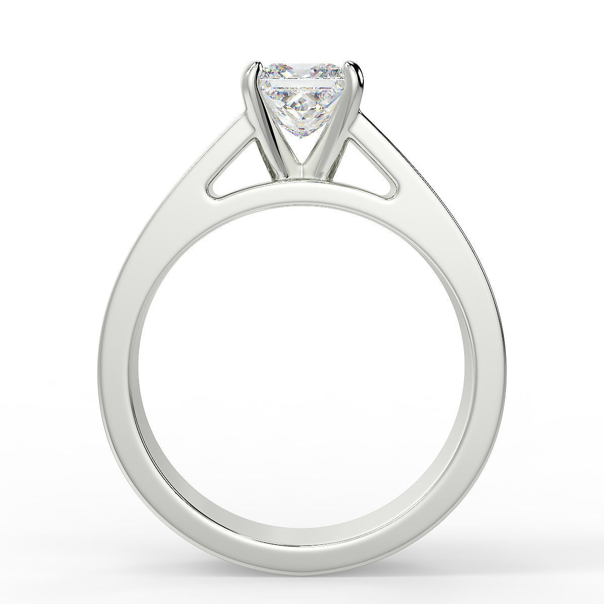 Wedding ring 3D print model_3