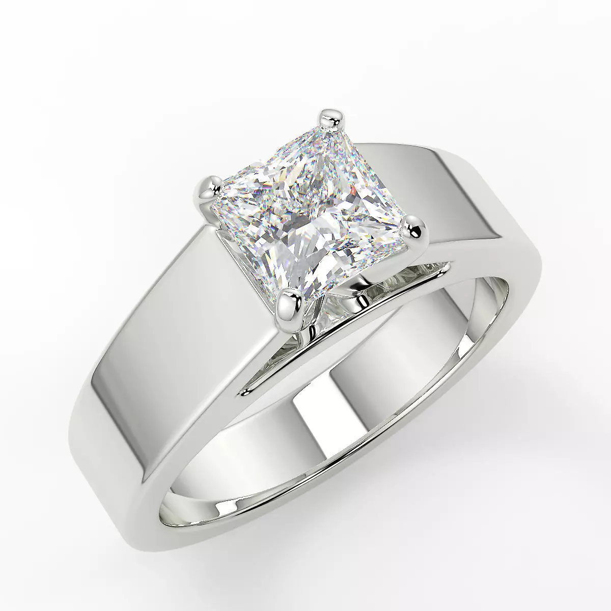 Wedding ring 3D print model_0