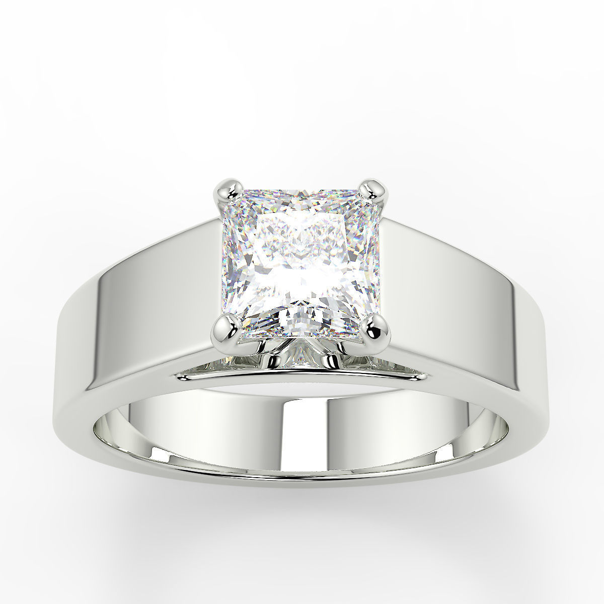 Wedding ring 3D print model_2