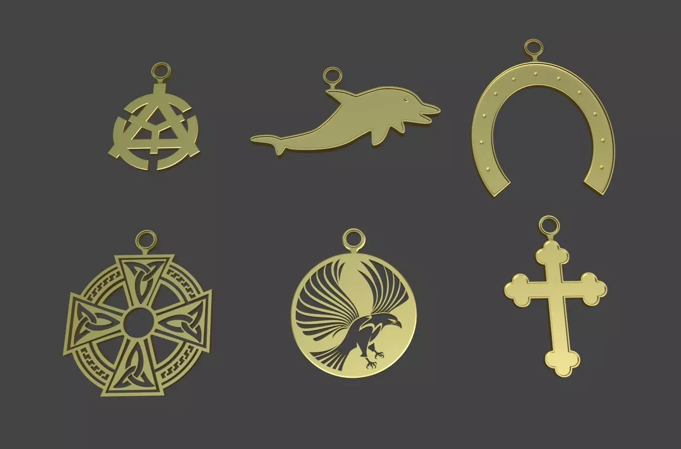 Necklaces Collection 3D print model_0