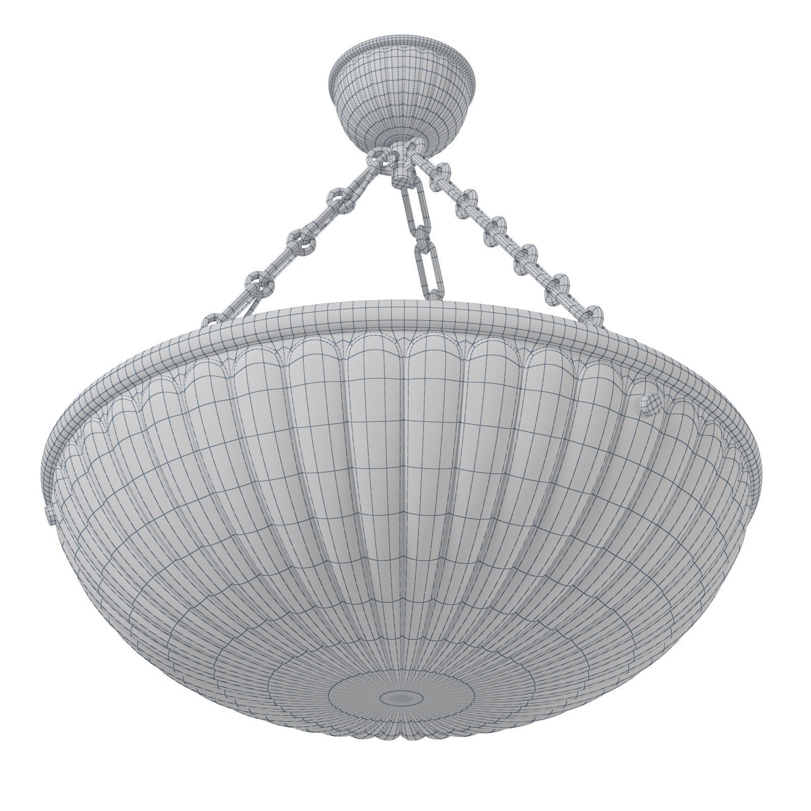 1stdlibs Alabaster antique chandelier Low-poly 3D model_3