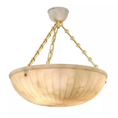 1stdlibs Alabaster antique chandelier