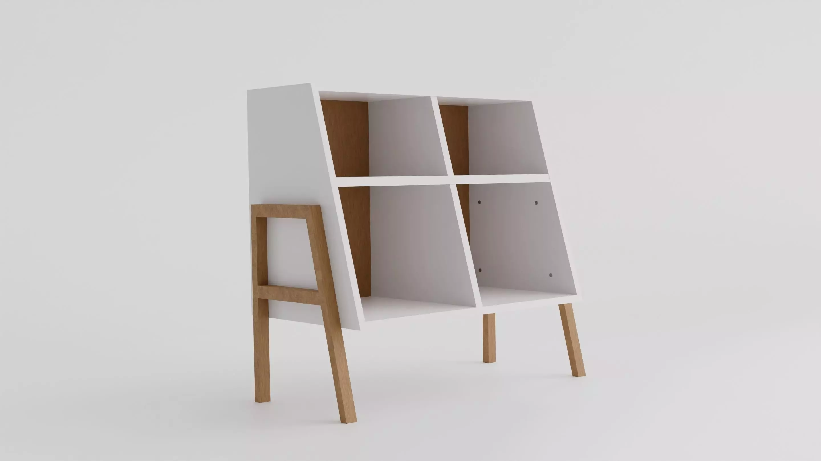 Nightstand 3D model_0