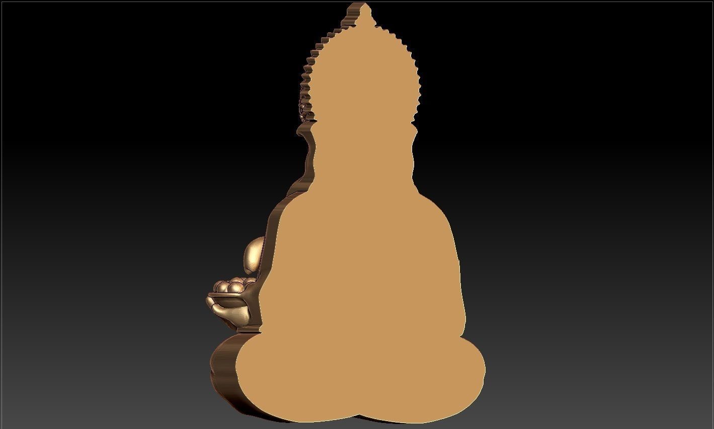 GANESHA PENDENT 3D print model_7