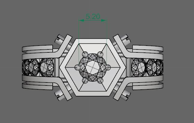 Men Ring 3D print model_5