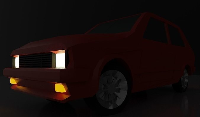 Yugo car Free 3D model