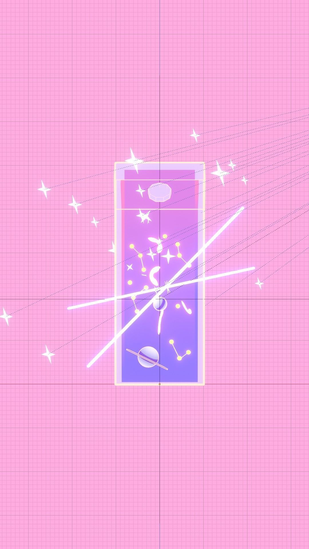 Space Milk Low-poly 3D model_1