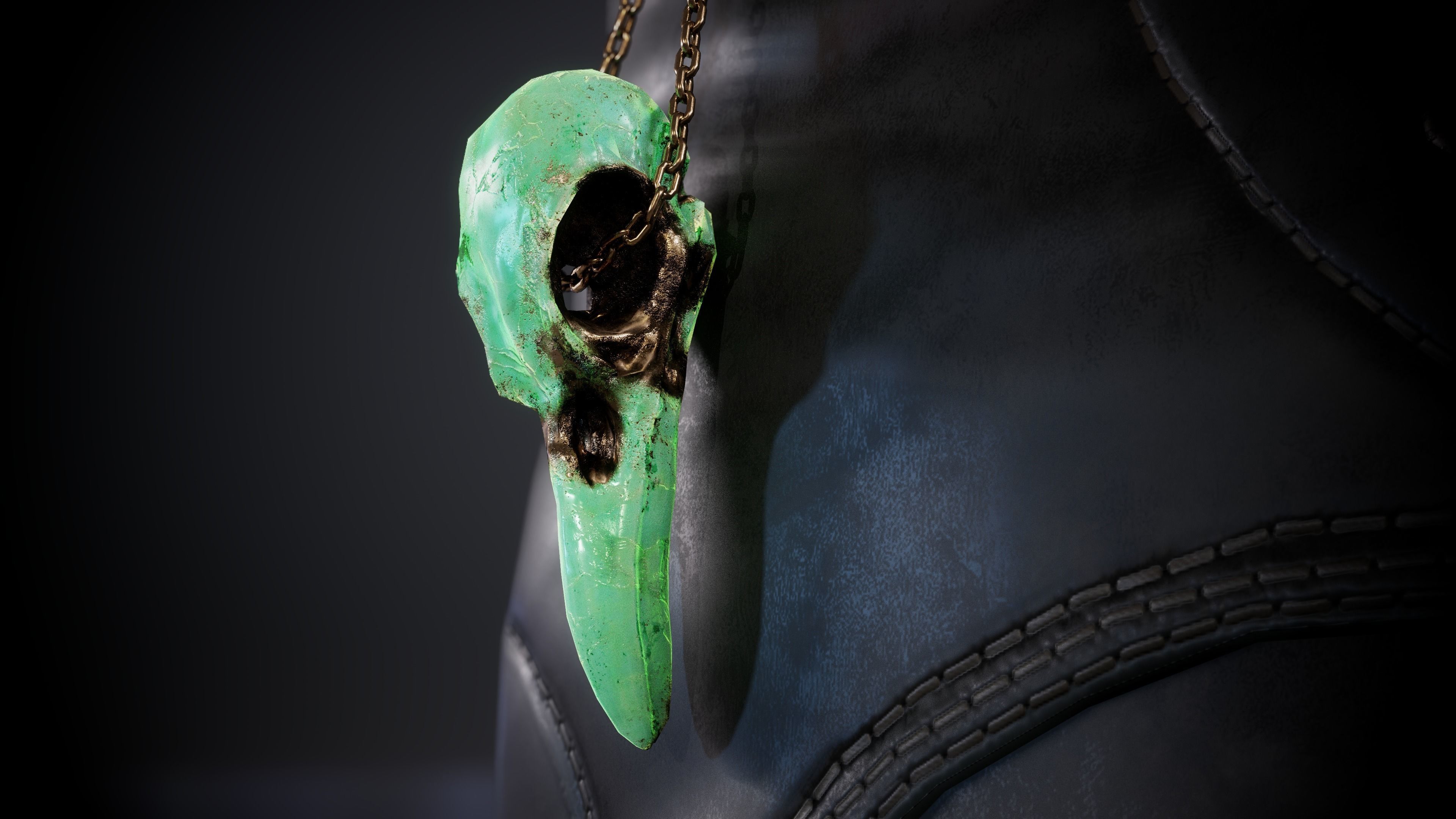 Boots with Rivets - Game Ready Low-poly 3D model_2