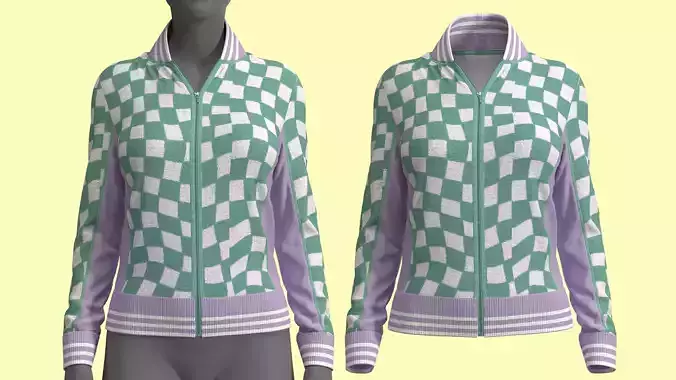 Retro Sport Jacket Fitted to Gen8 Body Mesh