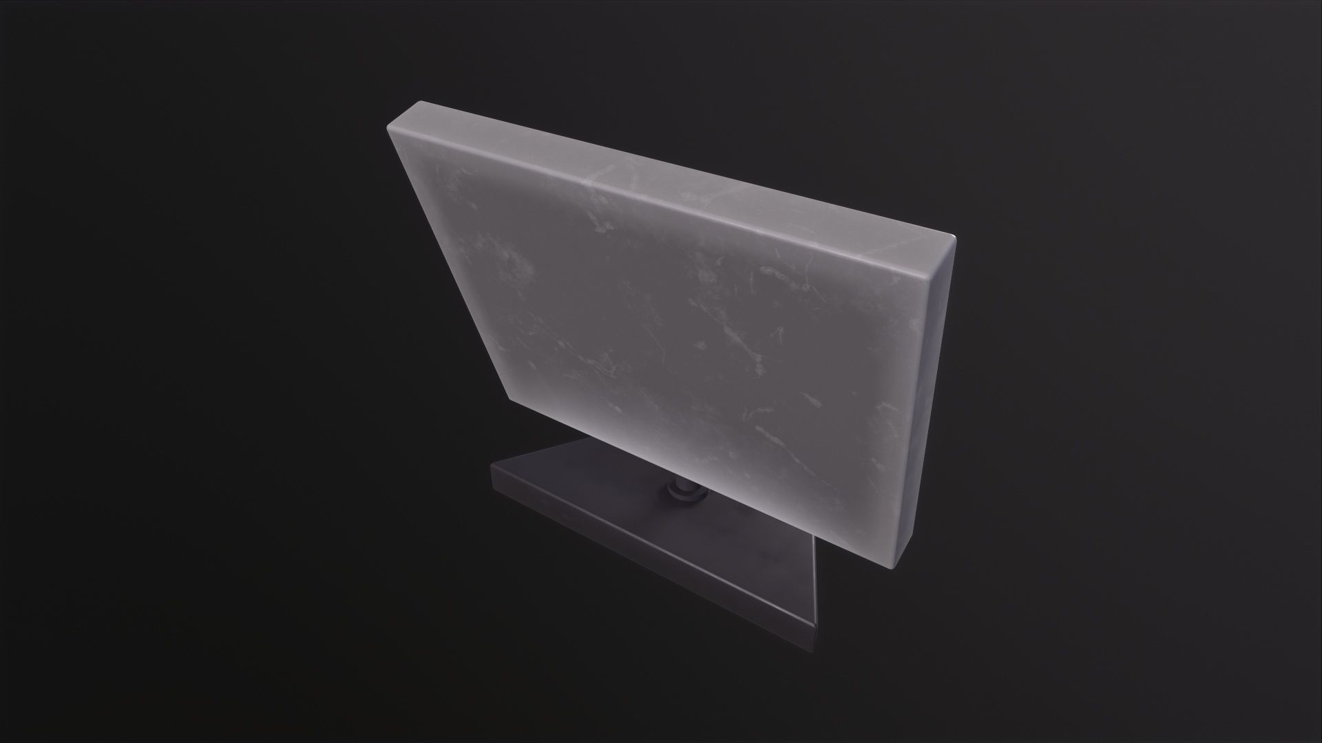 Monitor with heart rate 3D Model Low-poly 3D model_6