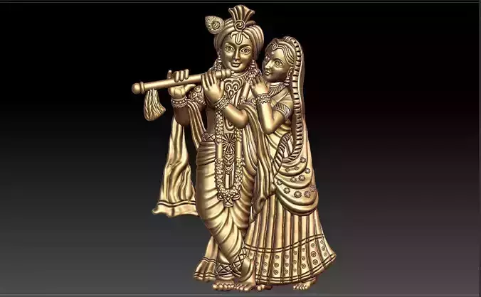 RATHA KRISHNA PENDENT 3D print model
