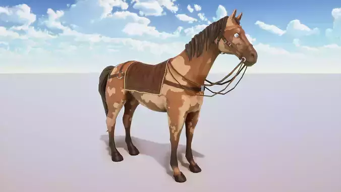 Stylized Horse Rigged