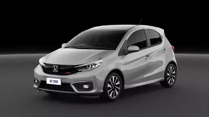 Honda Brio RS 2020 With Interior HQ Low Poly