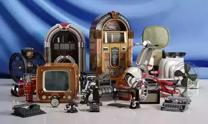 PACKAGE OF ANTIQUE OBJECTS