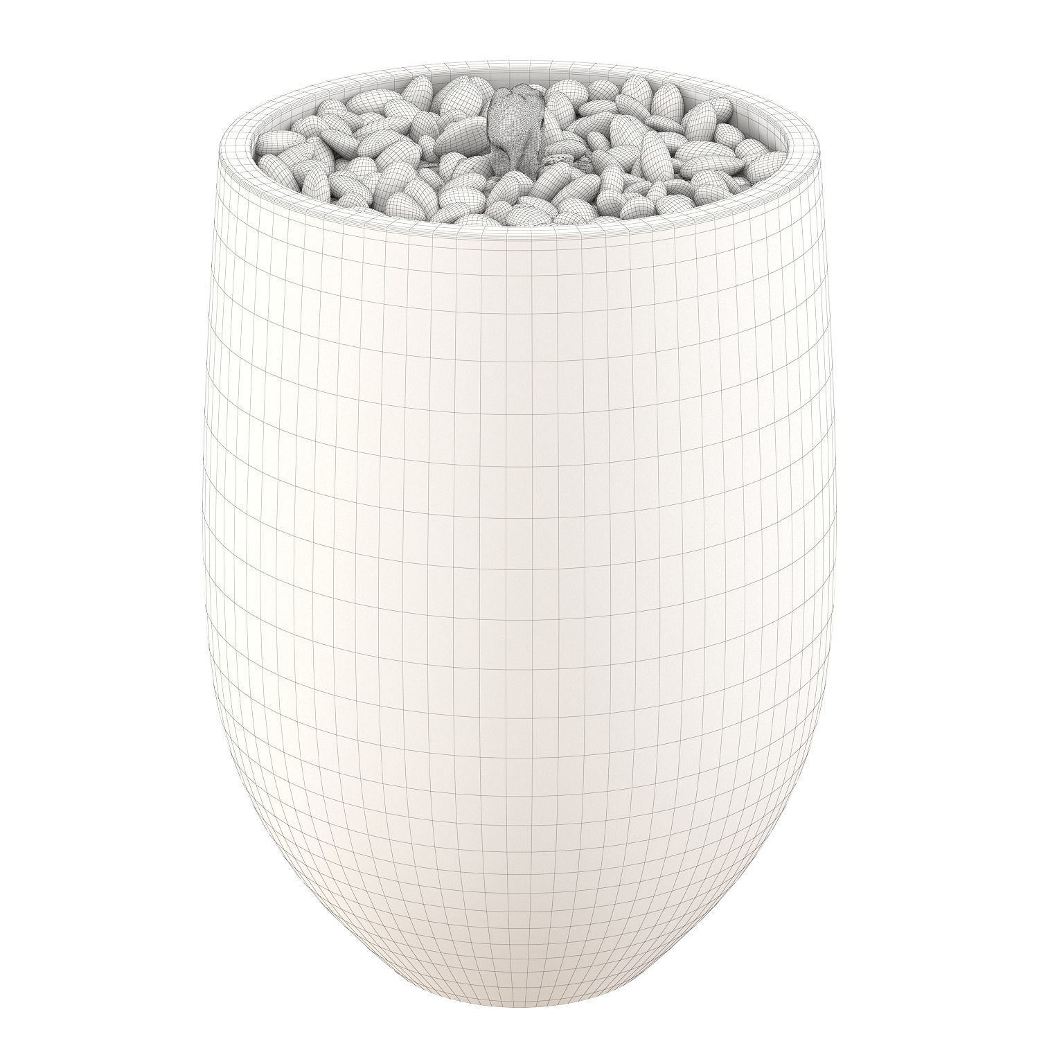 Bebel Pebble Fountain-Tall 3D model_5