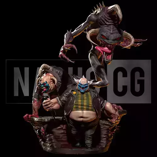 Fan Art The Clown - Violator from Spawn - Statue 3D print model