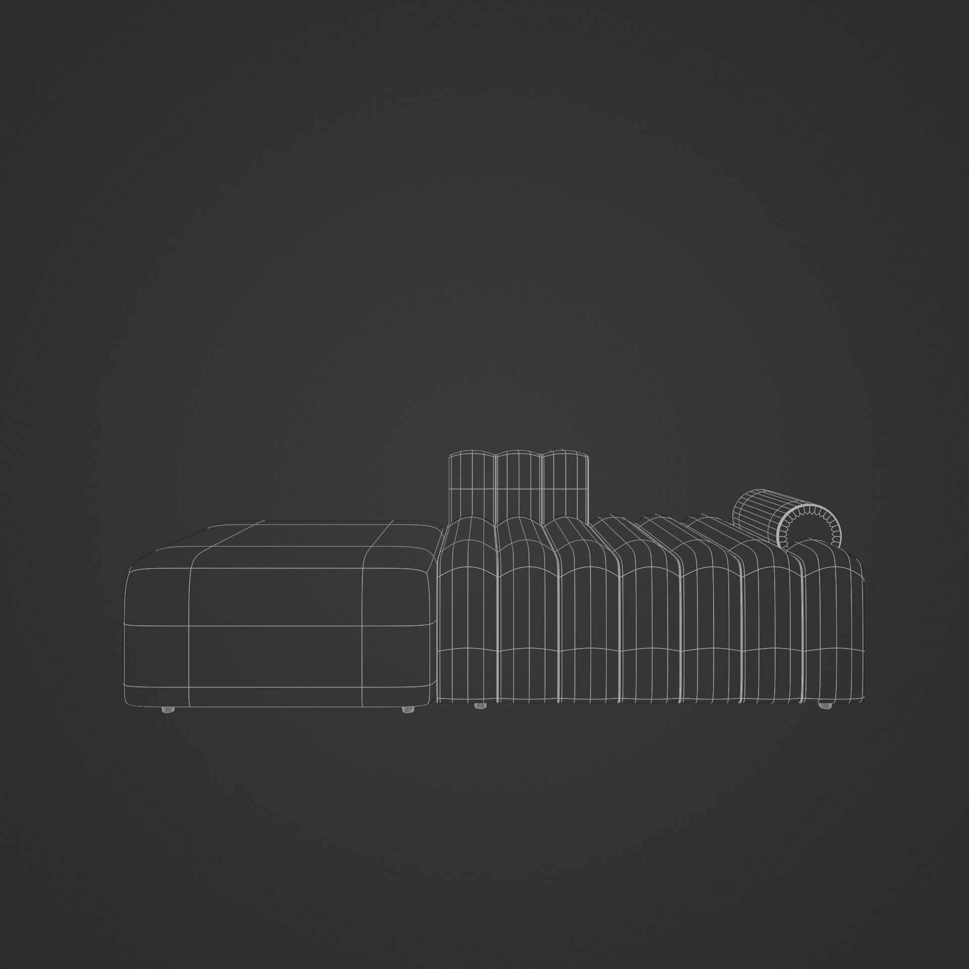 modern couch sofa 1 3D model_4