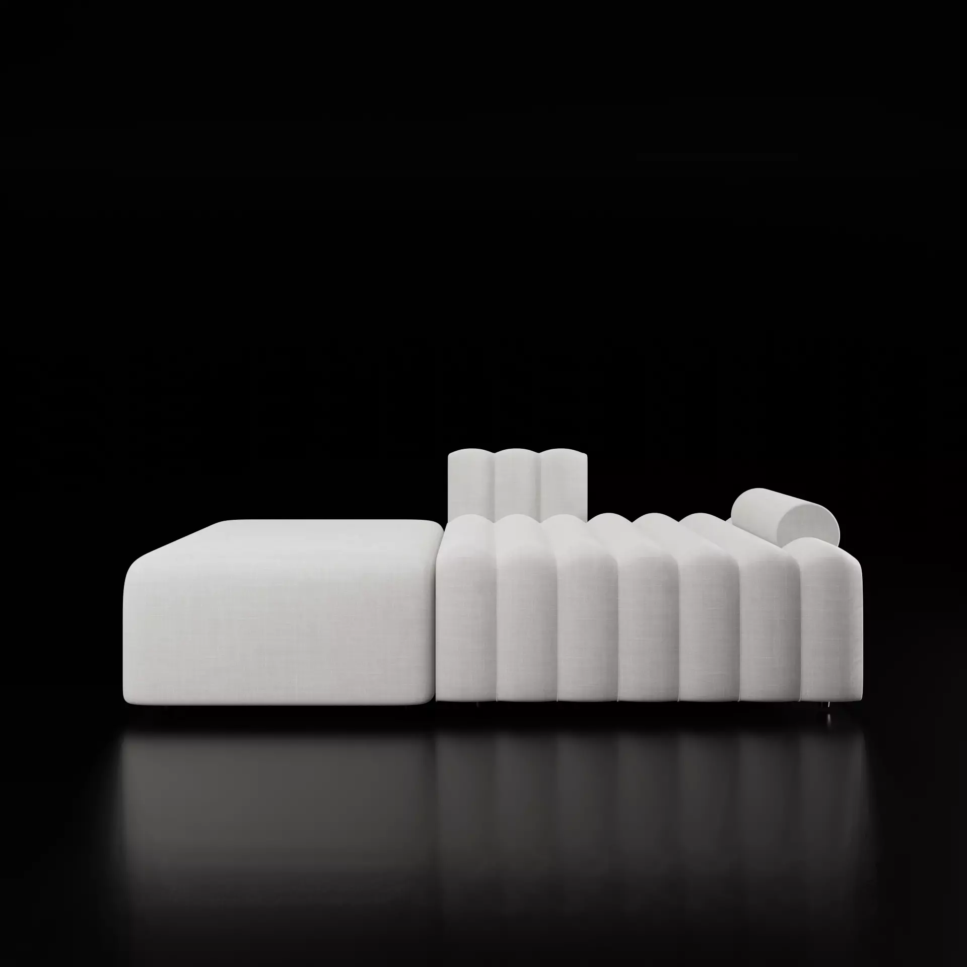 modern couch sofa 1 3D model_0