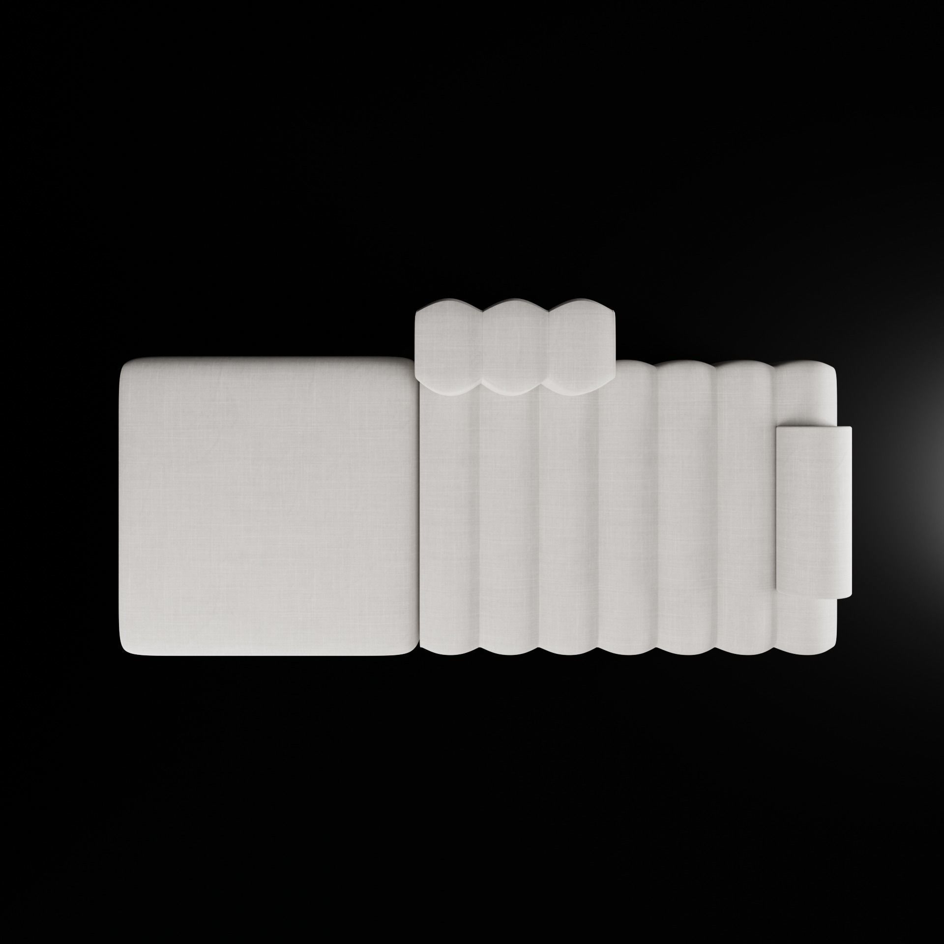 modern couch sofa 1 3D model_3