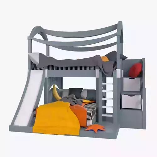 Bunker Bed 3D model
