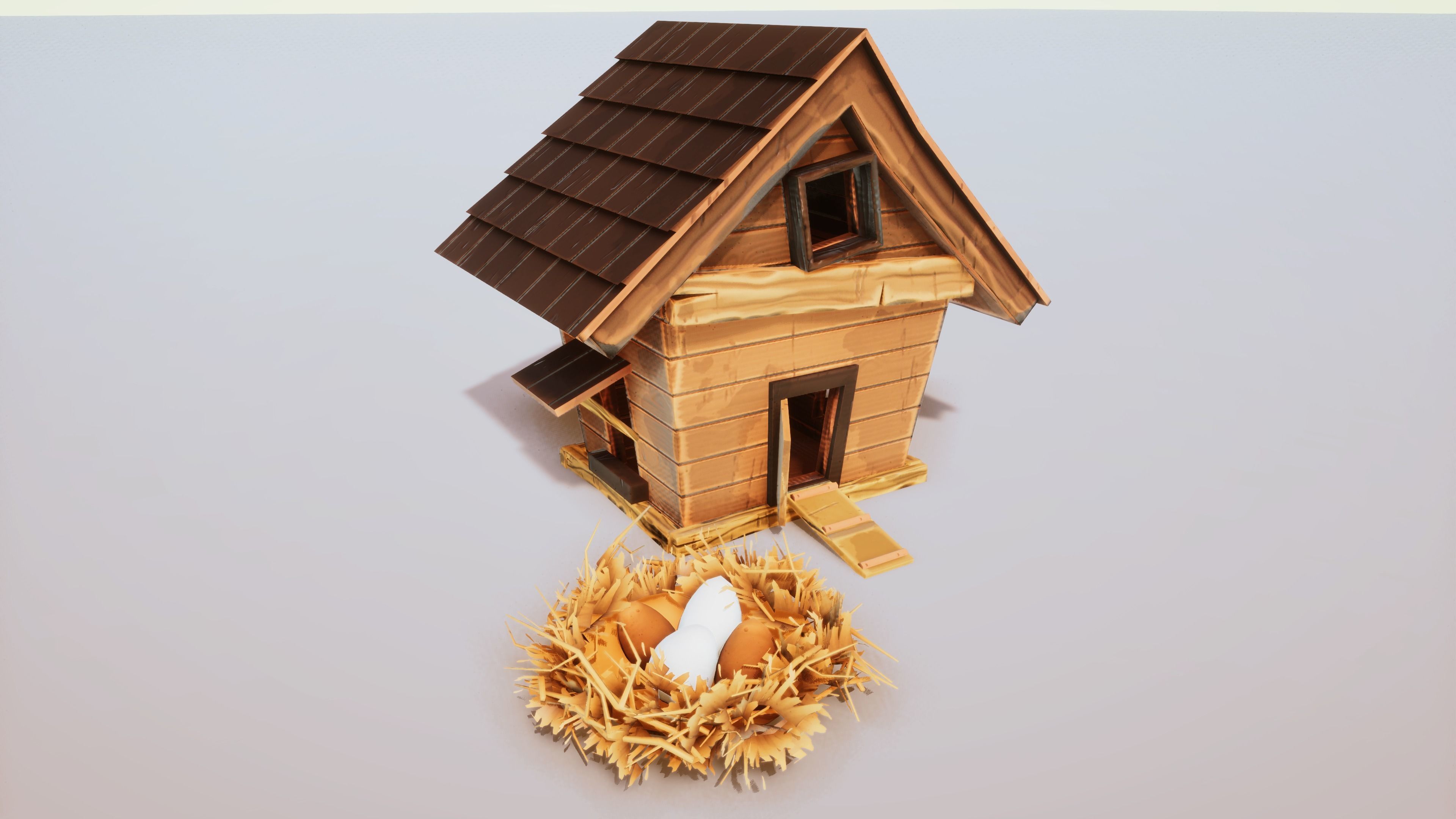 Stylize Village Props Kit 30 Plus Items Low-poly 3D model_4