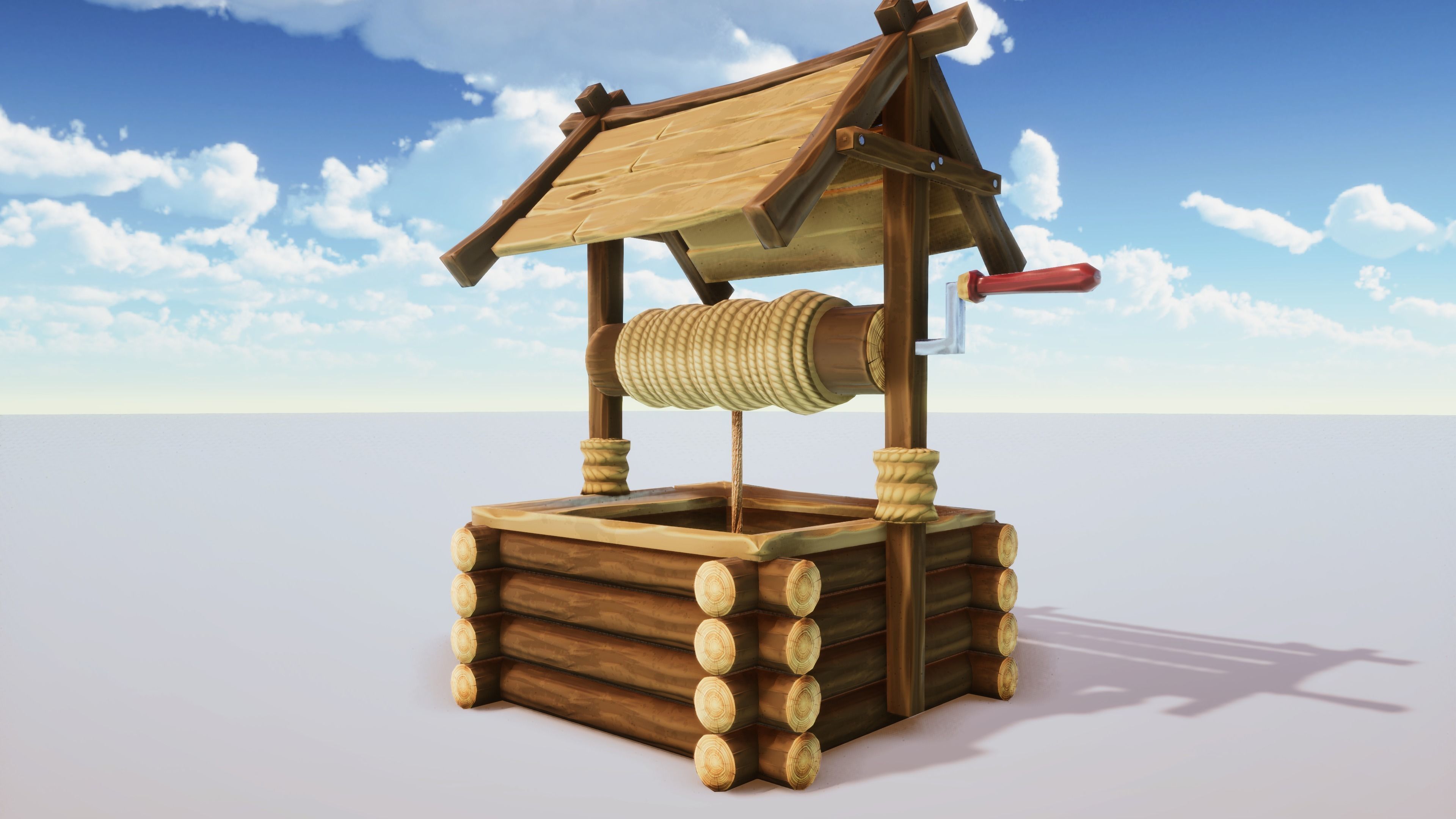 Stylize Village Props Kit 30 Plus Items Low-poly 3D model_3