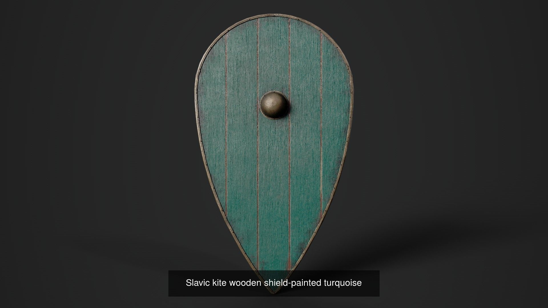 Slavic kite wooden shields 20 pieces 3D Model Collection_15