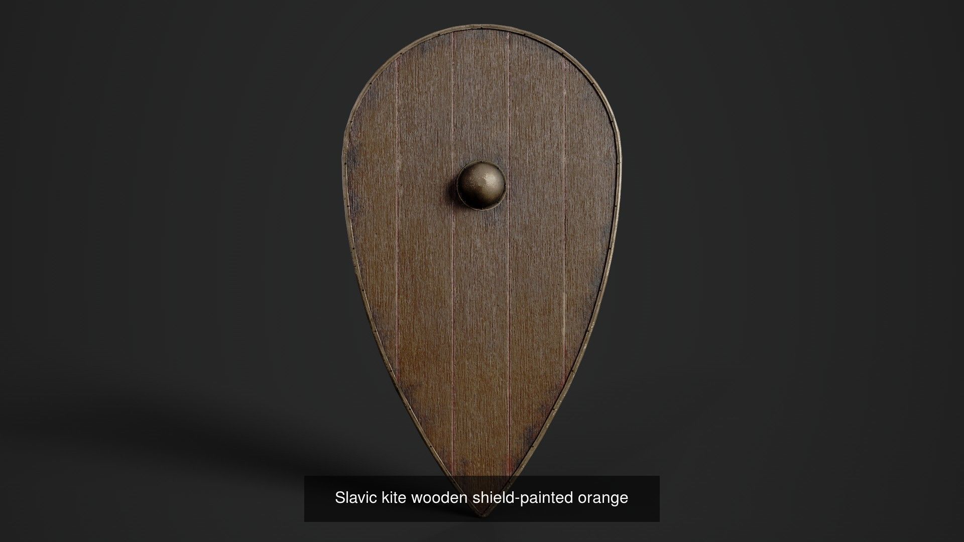 Slavic kite wooden shields 20 pieces 3D Model Collection_13