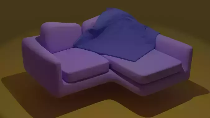 Purple Sofa