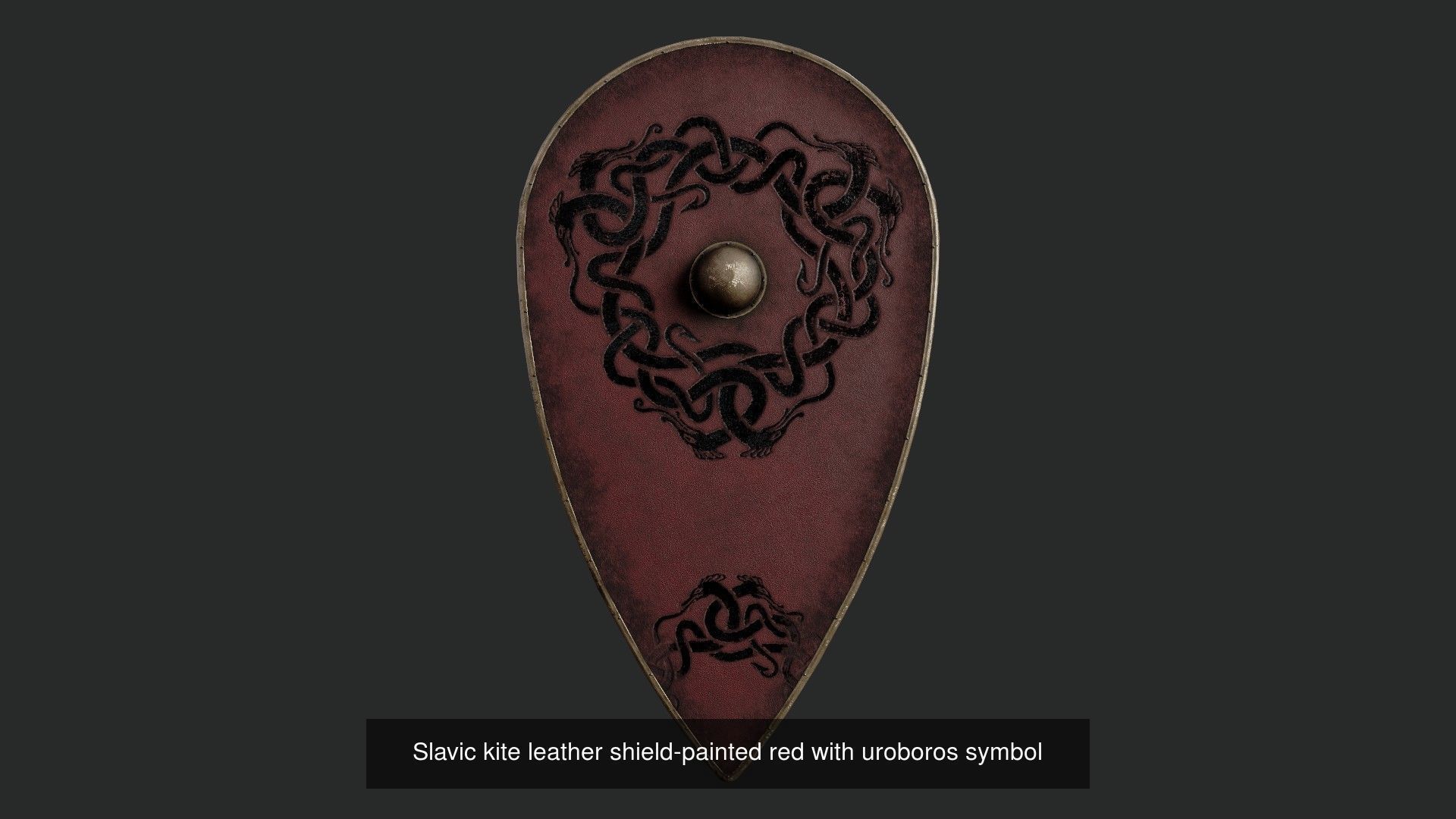 Slavic kite leather shields 20 pieces 3D Model Collection_20