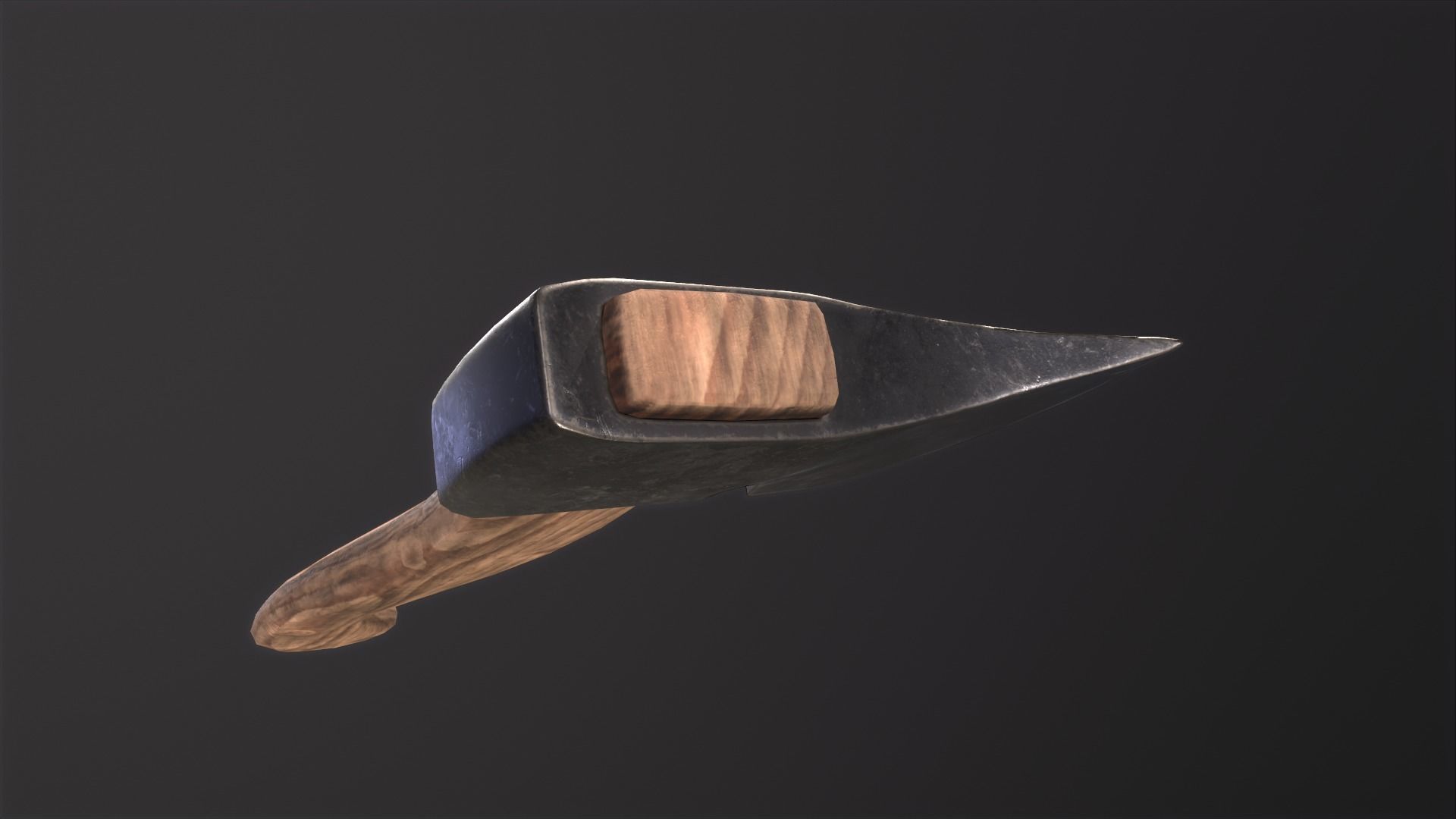 Axe tomahawk hatchet lowpoly Low-poly 3D model_4