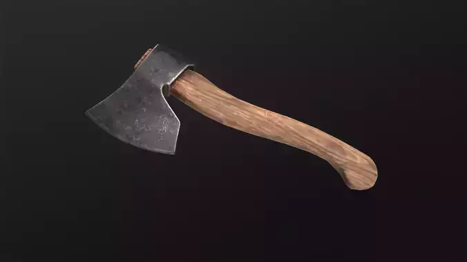 Axe tomahawk hatchet lowpoly Low-poly 3D model