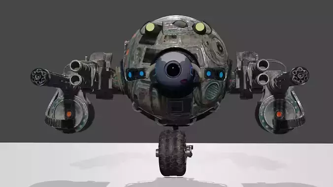 old robot with new head