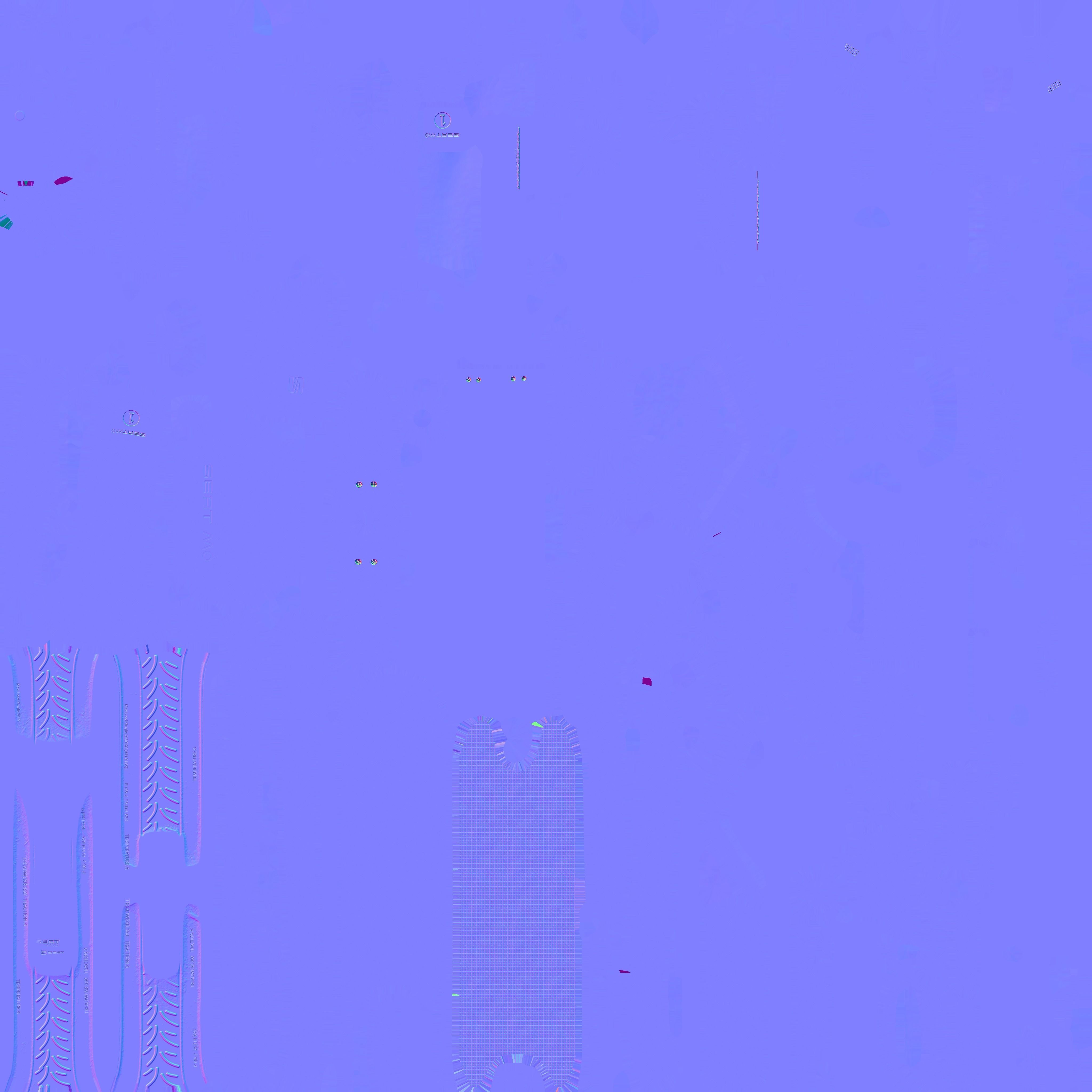 Electric Scooter Low-poly 3D model_22