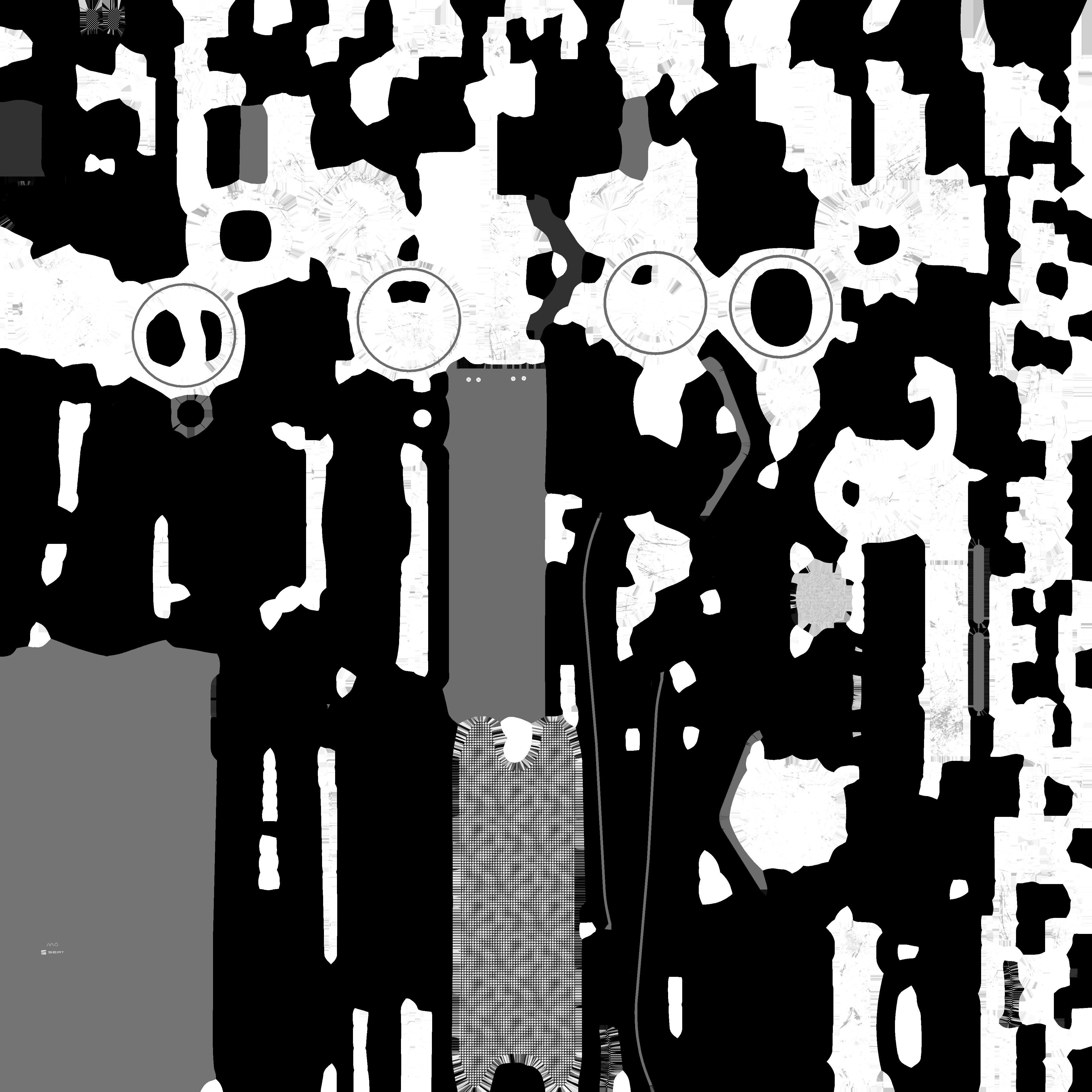 Electric Scooter Low-poly 3D model_21