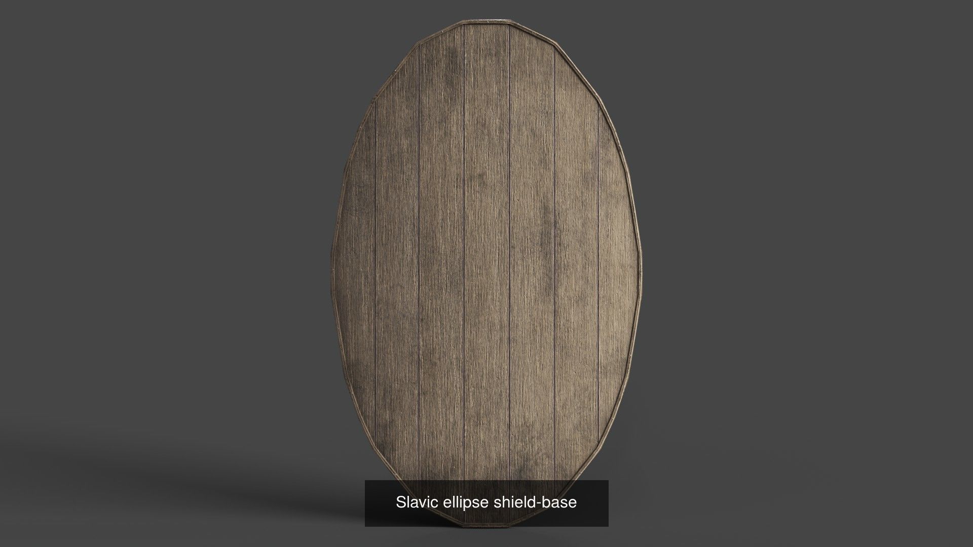 Slavic ellipse shields 40 pieces 3D Model Collection_32