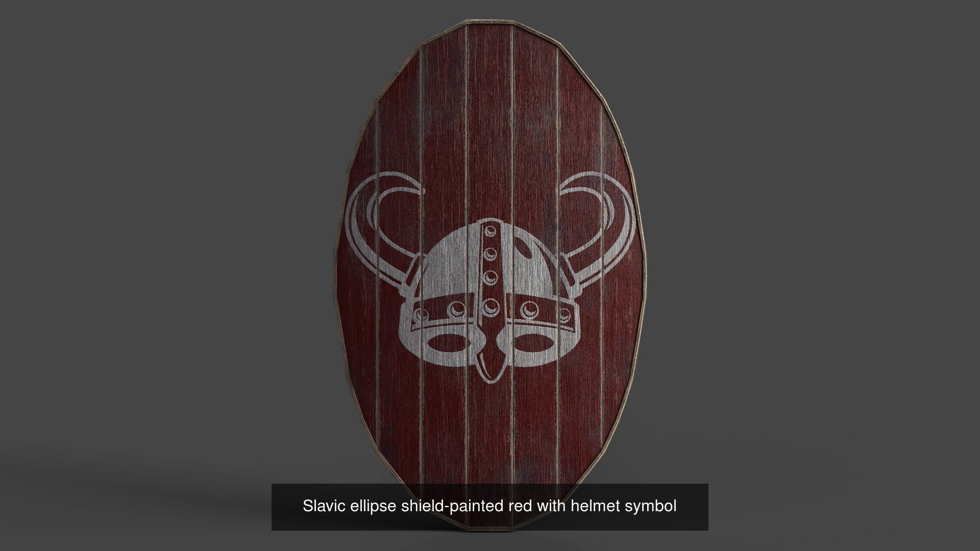 Slavic ellipse shields 40 pieces 3D Model Collection_49