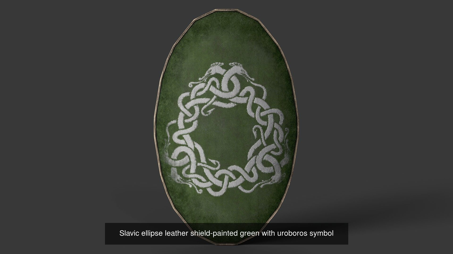 Slavic ellipse shields 40 pieces 3D Model Collection_23