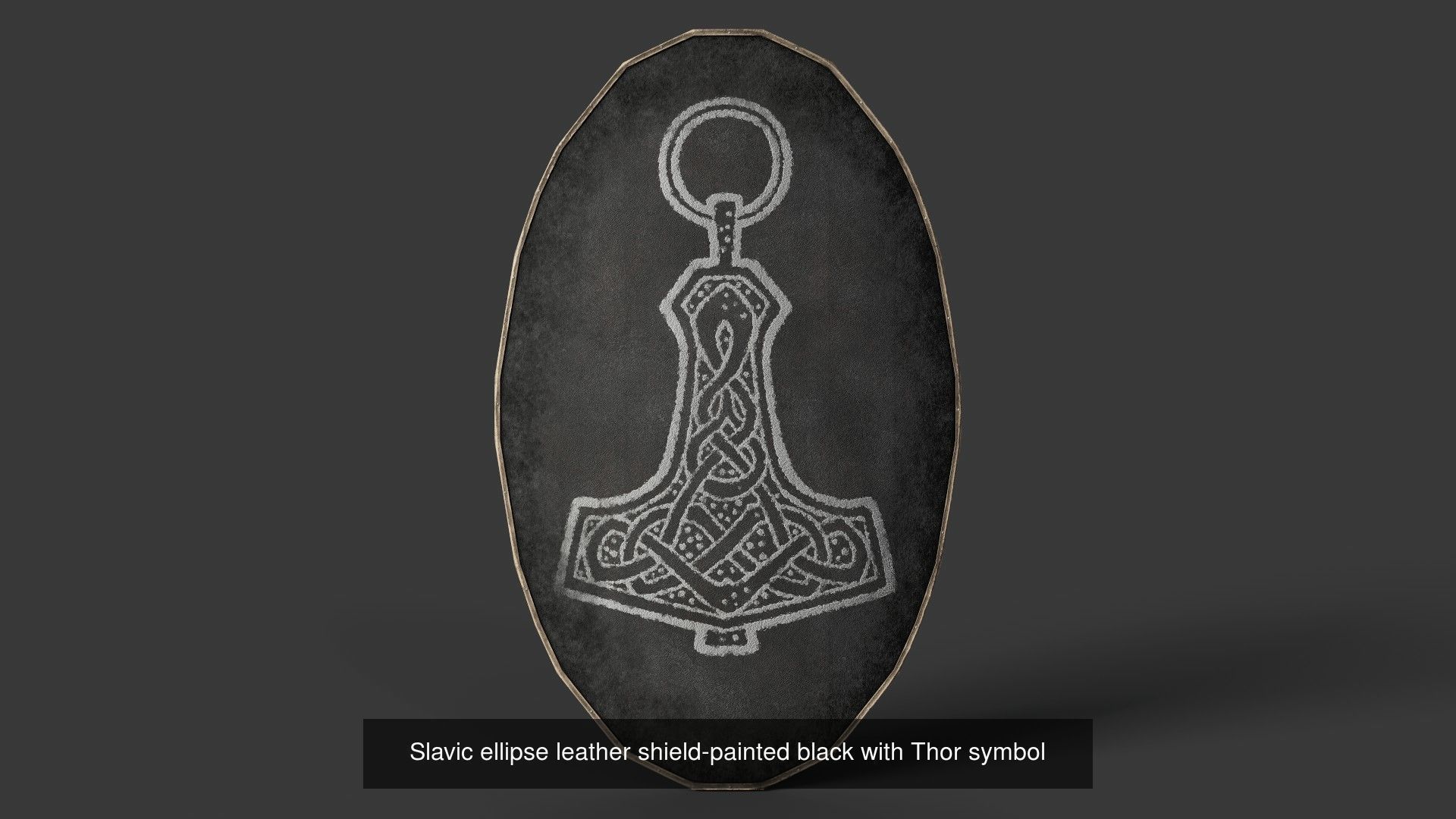 Slavic ellipse shields 40 pieces 3D Model Collection_17