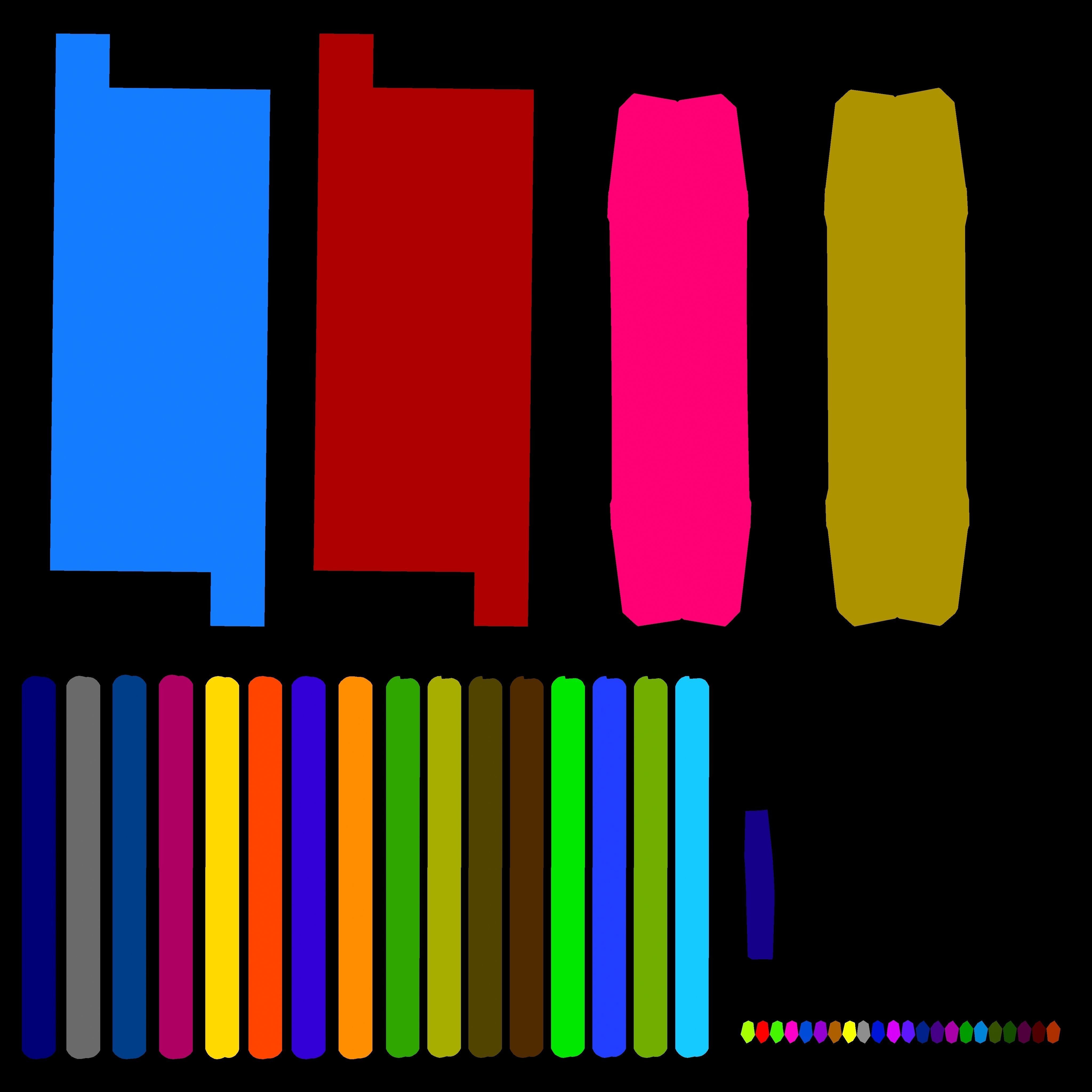 Expandable barricade Low-poly 3D model_6