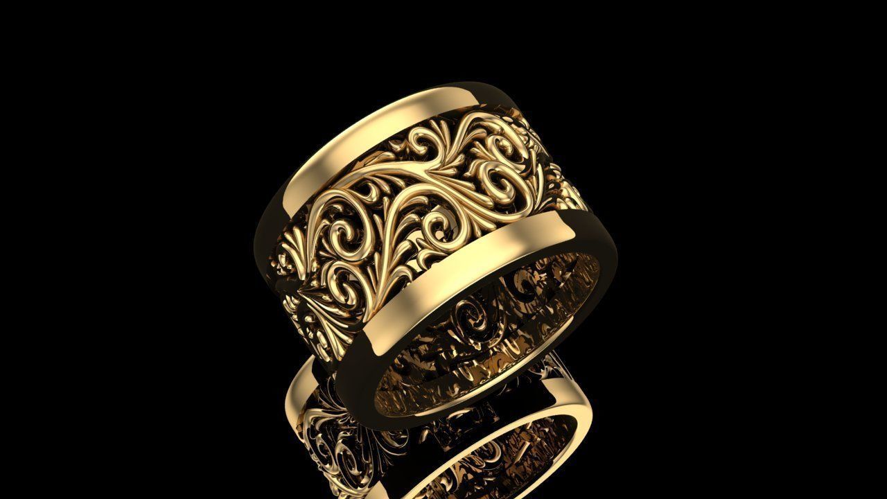 Women Ring 3D print model_2