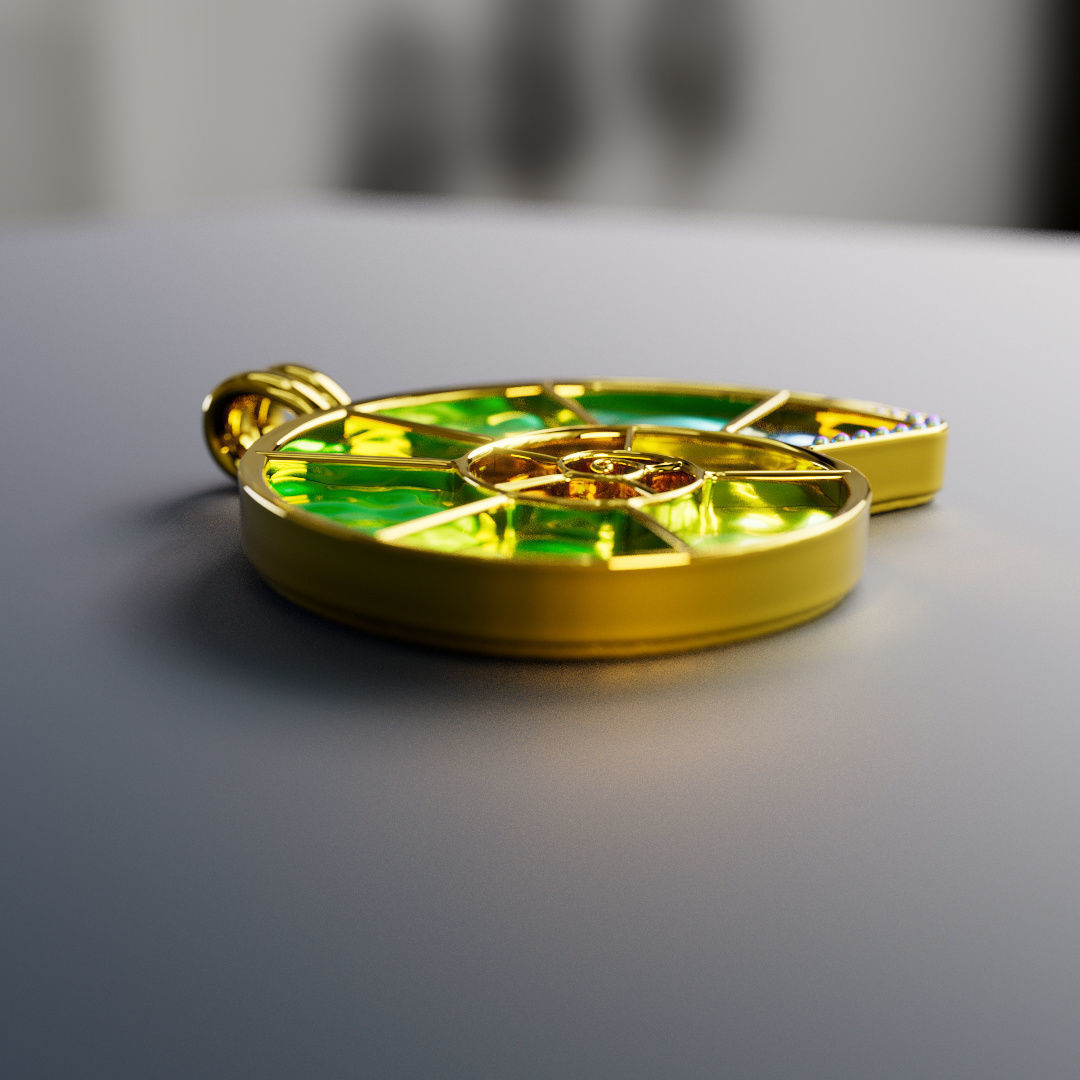 Modern shell jewellery for 3d printing 3D print model_22