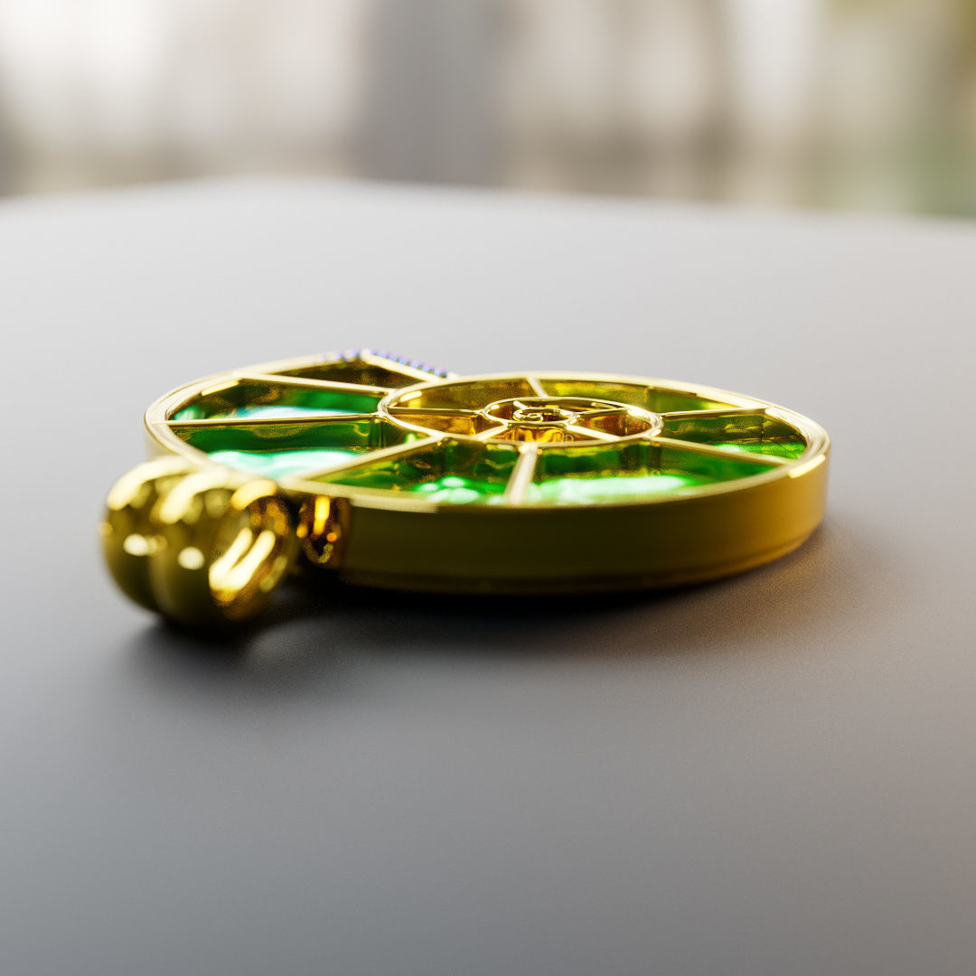 Modern shell jewellery for 3d printing 3D print model_23