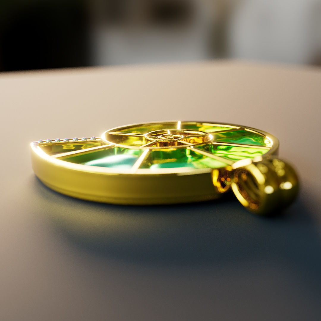 Modern shell jewellery for 3d printing 3D print model_36