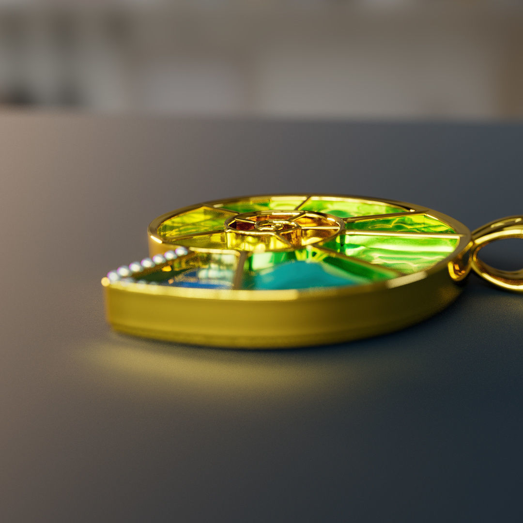 Modern shell jewellery for 3d printing 3D print model_32